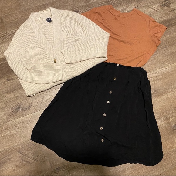 Gap Long Button Front Cardigan Grandpa Cotton Wool Blend Sweater - Picture 11 of 11